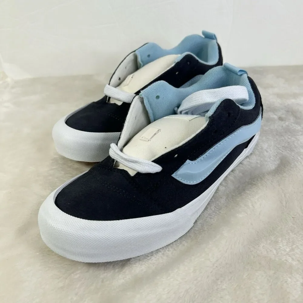 Vans Size Mens 5.5 Womens 6.5-7 Knu Skool Shoes Retro Sport Gray/Blue